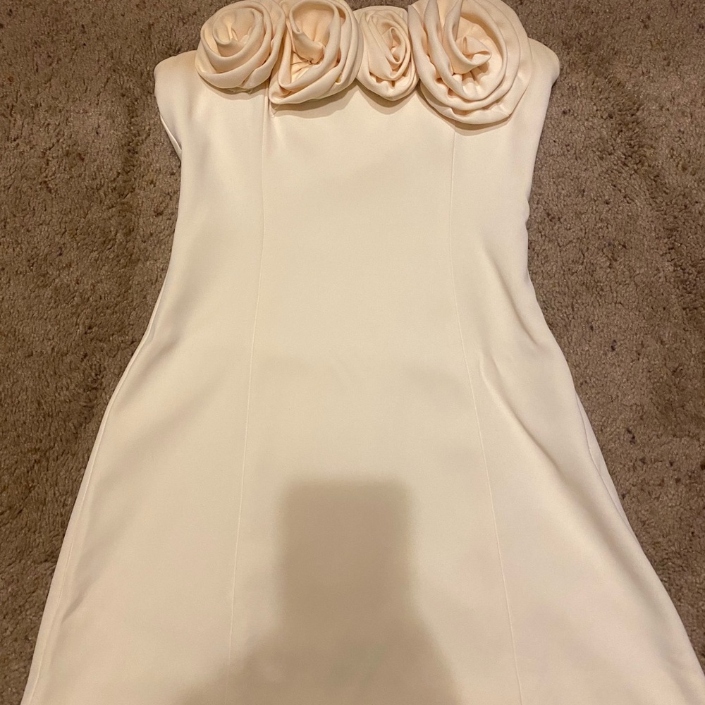 Peppermayo yellow/butter Strapless Dress for @sophiamtz